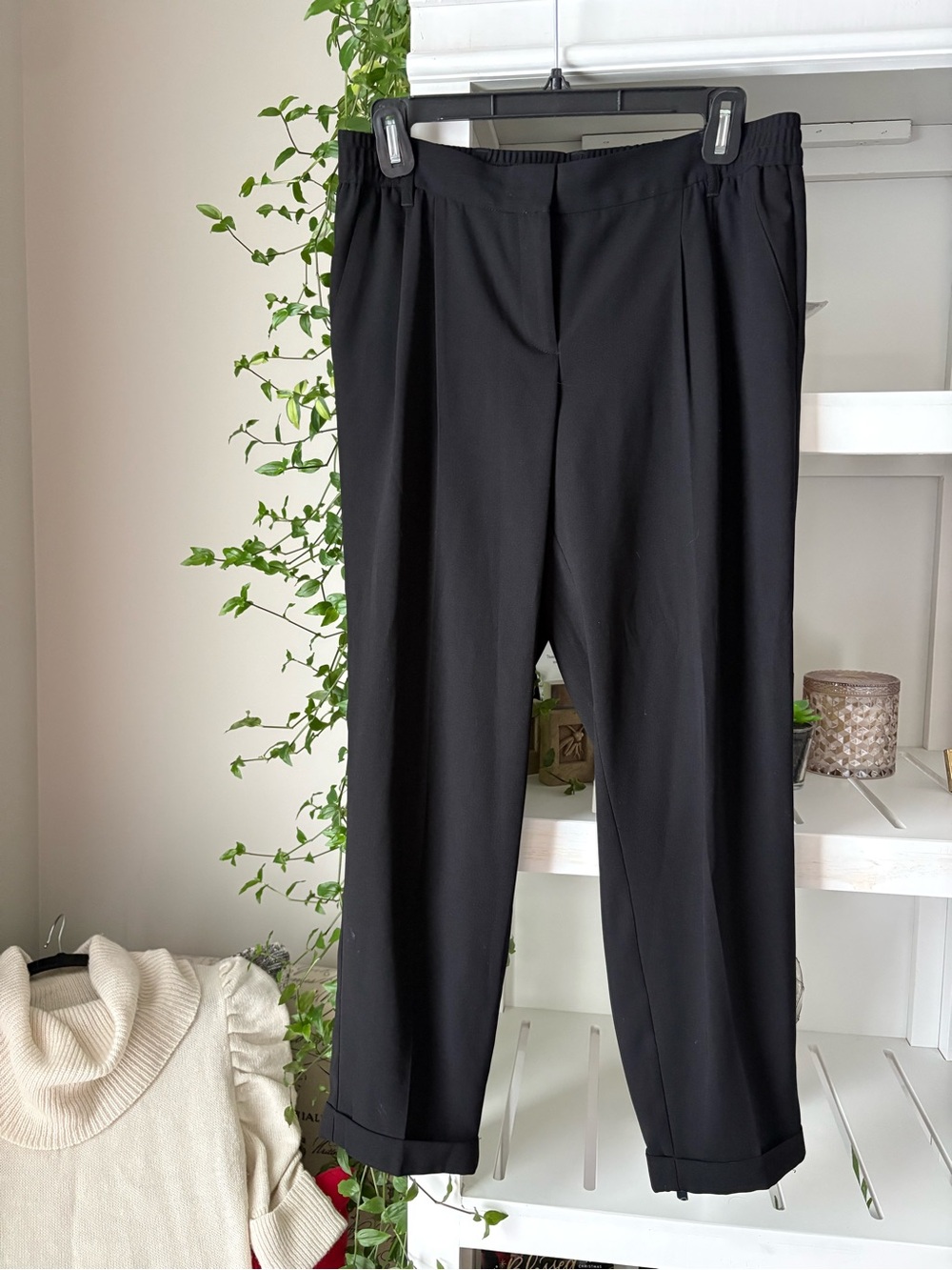 Bar III Black Women's Tailored Dress Pants